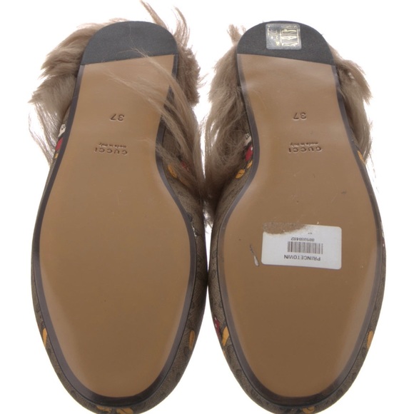 NWT GUCCI X DISNEY Princeton Lambswool Mules - Picture 11 of 16